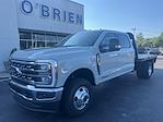 New 2025 Ford F-350 Lariat Crew Cab 4WD 9' 6" Knapheide Steel Flatbed Truck with Gooseneck Hitch for sale #F54545 - photo 1