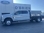 New 2025 Ford F-350 Lariat Crew Cab 4WD 9' 6" Knapheide Steel Flatbed Truck with Gooseneck Hitch for sale #F54545 - photo 3