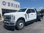 New 2025 Ford F-350 XL Crew Cab 4WD 9' 4" Knapheide Steel Flatbed Truck with Gooseneck Hitch for sale #F86238 - photo 1