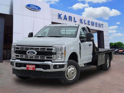 New 2024 Ford F-350 XL Regular Cab 4WD 9' 4" CM Truck Beds Steel Flatbed Truck with Gooseneck Hitch for sale #RDA40174 - photo 1