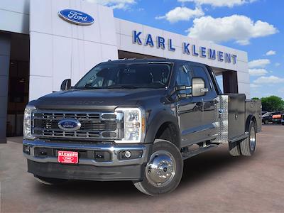 New 2025 Ford F-550 XL Crew Cab 4WD 9' 4" CM Truck Beds Flatbed Truck for sale #SEC33785 - photo 1