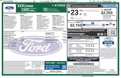 2026 Ford Explorer 4WD SUV for sale #524558 - photo 1