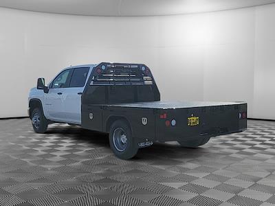 New 2025 Chevrolet Silverado 3500 Work Truck Crew Cab 4WD 9' Harbor Steel Flatbed Truck with Gooseneck Hitch for sale #2C0123 - photo 2