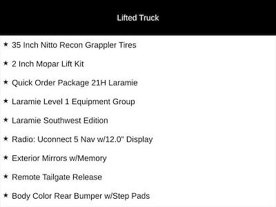 New 2025 Ram 1500 Laramie Crew Cab 4x4 Pickup for sale #C968 - photo 2