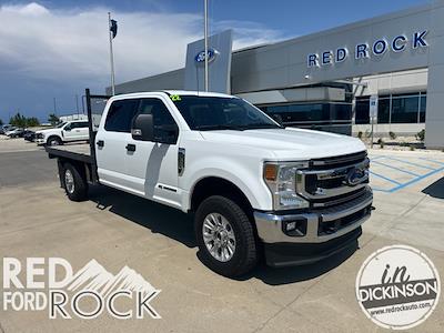 2022 Ford F-350 Crew Cab SRW 4x4 Flatbed Truck for sale #Z1607 - photo 1