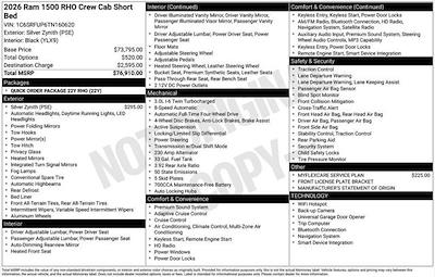 New 2026 Ram 1500 TRX Crew Cab for sale #160620 - photo 2