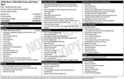 New 2026 Ram 1500 TRX Crew Cab for sale #312026 - photo 2