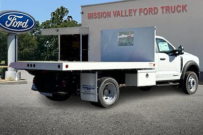 2024 Ford F-550 Regular Cab DRW RWD, Royal Truck Body Platform Body Flatbed Truck for sale #524966 - photo 2