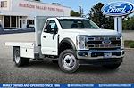 2024 Ford F-550 Regular Cab DRW RWD, Harbor Black Boss Flatbed Truck for sale #524984 - photo 1