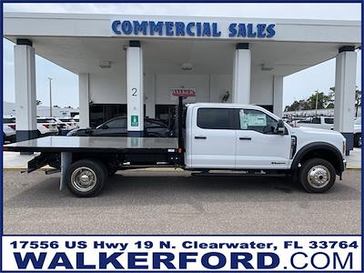 New 2025 Ford F-450 XL Crew Cab 4x4 12' Premier Truck Center Steel Flatbed Truck for sale #S0417 - photo 1