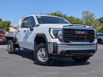 New 2025 GMC Sierra 2500 Pro Double Cab 4WD Knapheide Aluminum Flatbed Truck with Gooseneck Hitch for sale #3G25252 - photo 1