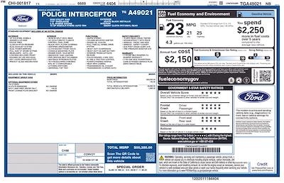 New 2026 Ford Police Interceptor Utility Base for sale #A49021F - photo 2
