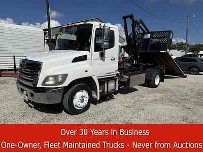 Used 2018 Hino 268A Single Cab Flatbed Truck for sale #7623 - photo 1