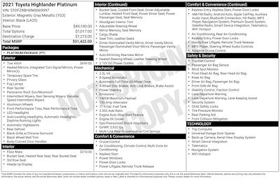 Used 2021 Toyota Highlander - photo 1