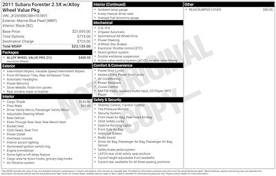 Used 2011 Subaru Forester - photo 1