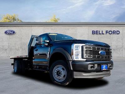 New 2024 Ford F-550 XL Regular Cab 4x4 12' Poynette Ironworks Flatbed Truck for sale #DA19066 - photo 1