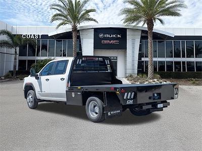 New 2025 GMC Sierra 3500 Pro Crew Cab 4WD 9' 4" CM Truck Beds Steel Flatbed Truck with Gooseneck Hitch for sale #G10530 - photo 2