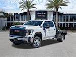 New 2025 GMC Sierra 3500 Pro Crew Cab 4WD 9' 4" CM Truck Beds Steel Flatbed Truck with Gooseneck Hitch for sale #G10530 - photo 1