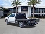 New 2025 GMC Sierra 3500 Pro Crew Cab 4WD 9' 4" CM Truck Beds Steel Flatbed Truck with Gooseneck Hitch for sale #G10530 - photo 2