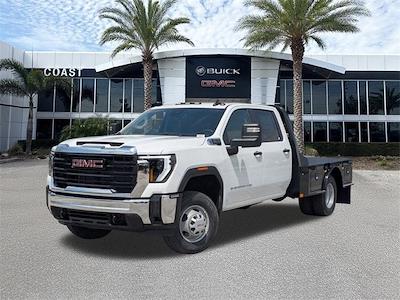 New 2025 GMC Sierra 3500 Pro Crew Cab 4WD 9' 4" CM Truck Beds Steel Flatbed Truck for sale #G10532 - photo 1
