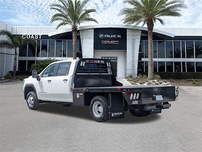 New 2025 GMC Sierra 3500 Pro Crew Cab 4WD 9' 4" CM Truck Beds Steel Flatbed Truck with Gooseneck Hitch for sale #G10552 - photo 2