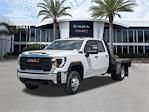 New 2025 GMC Sierra 3500 Pro Crew Cab 4WD 9' 4" CM Truck Beds Steel Flatbed Truck with Gooseneck Hitch for sale #G10552 - photo 1