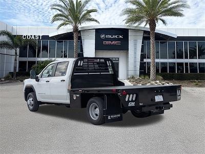 New 2025 GMC Sierra 3500 Pro Crew Cab 4WD 9' 4" CM Truck Beds Steel Flatbed Truck with Gooseneck Hitch for sale #G10555 - photo 2
