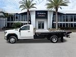 New 2025 GMC Sierra 3500 Pro Regular Cab 4WD 12' Bedrock Steel Flatbed Truck for sale #G10594 - photo 7