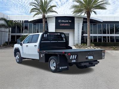 New 2025 GMC Sierra 3500 Pro Crew Cab 4WD 9' 4" CM Truck Beds Steel Flatbed Truck with Gooseneck Hitch for sale #G10625 - photo 2