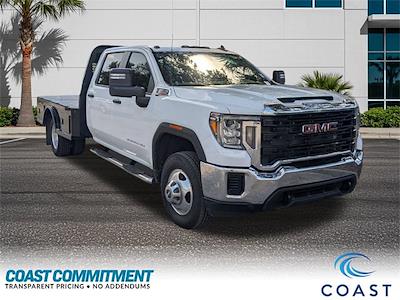 2020 GMC Sierra 3500 Crew Cab DRW 4WD Flatbed Truck for sale #G10779A - photo 1