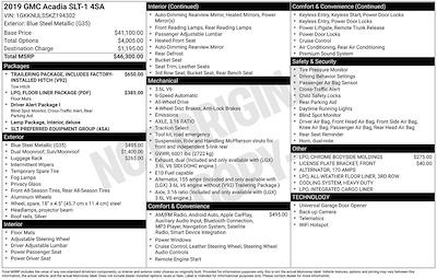 Used 2019 GMC Acadia - photo 1