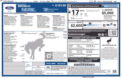 2023 Ford Bronco AWD SUV for sale #L5BA47080A - photo 2