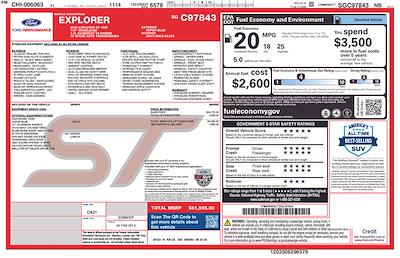 New 2025 Ford Explorer ST 4WD SUV for sale #L5XC97843X - photo 2