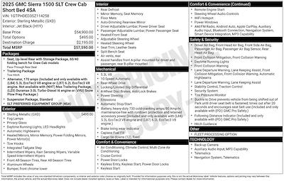 Used 2025 GMC Sierra 1500 SLT Crew Cab for sale #LPE12462 - photo 2