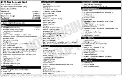 Used 2021 Jeep Compass - photo 1