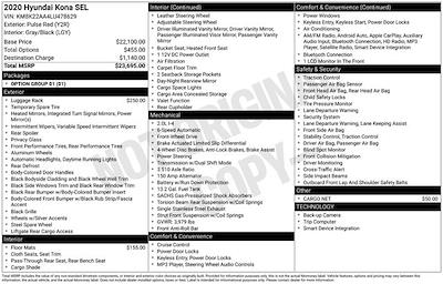 Used 2020 Hyundai Kona - photo 1