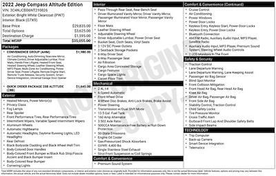 Used 2022 Jeep Compass - photo 1