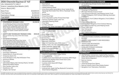Used 2026 Chevrolet Equinox - photo 1