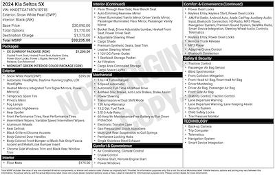 Used 2024 Kia Seltos - photo 1