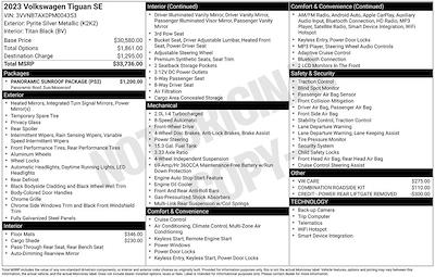 Used 2023 Volkswagen Tiguan - photo 1