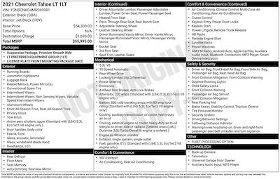 Used 2021 Chevrolet Tahoe - photo 1