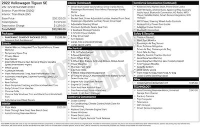 Used 2022 Volkswagen Tiguan - photo 1