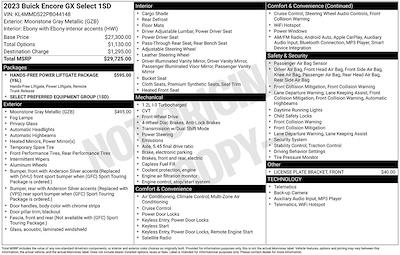 Used 2023 Buick Encore GX - photo 1