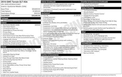 Used 2016 GMC Terrain - photo 1