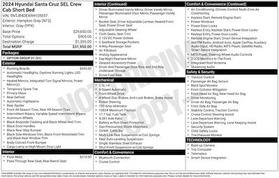 Used 2024 Hyundai Santa Cruz - photo 1