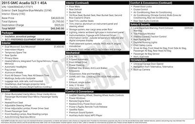 Used 2015 GMC Acadia - photo 1