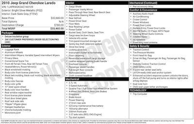 Used 2010 Jeep Grand Cherokee - photo 1