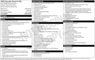 Used 2020 Hyundai Santa Fe - photo 1