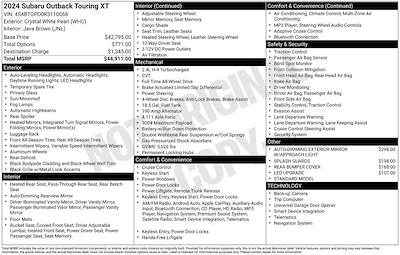 Used 2024 Subaru Outback - photo 1