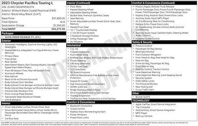 Used 2023 Chrysler Pacifica - photo 1